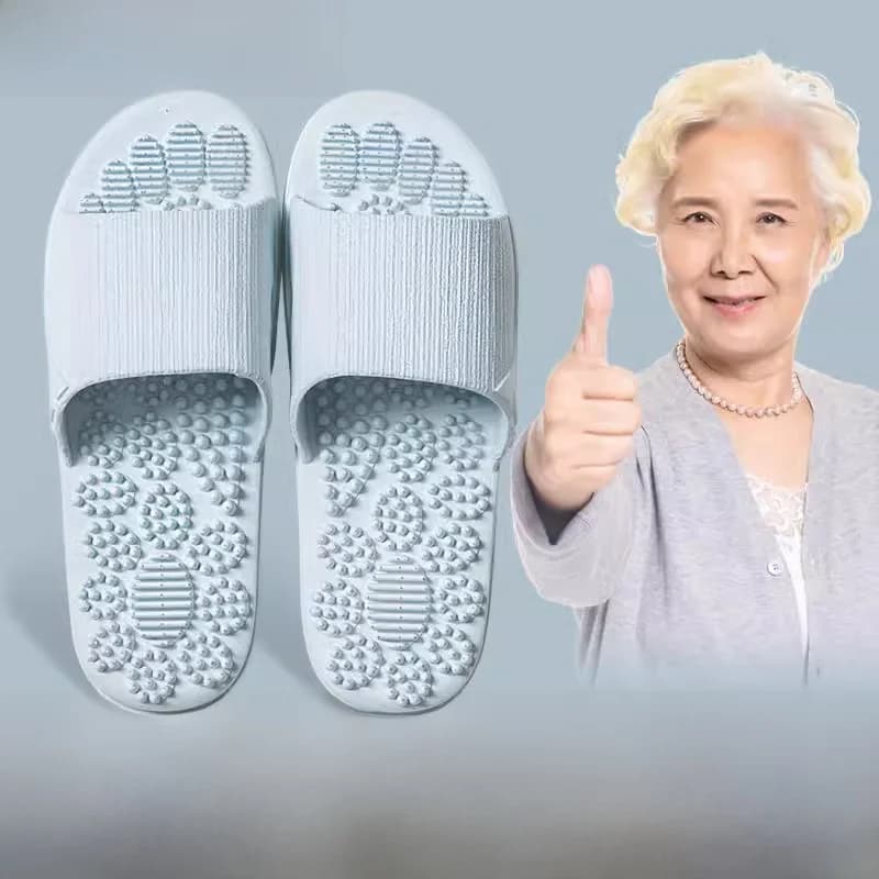 Anti-Slip Massage Slippers for Men And Women Soft Bottom Home Bathroom Slippers Summer New Style Couples Slippers