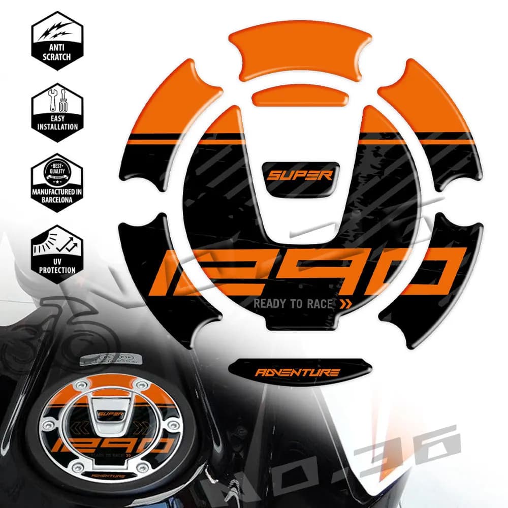 Per KTM 1290 Super Duke R 2018-2023 3M Moto Tappo Del Serbatoio Del Carburante protezione Decalcomanie Accessori Impermeabile