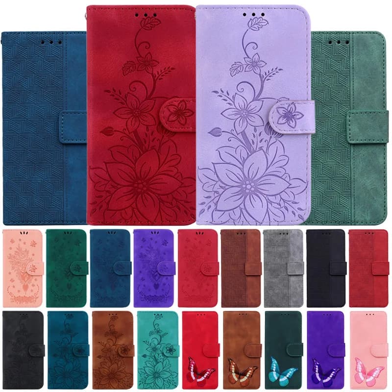 Leather book case for Samsung A55 A35 A54 A34, Rear cover for Samsung Galaxy A55 A35 A25 A15 A54 A34 A24 A14 A05S, Fundas