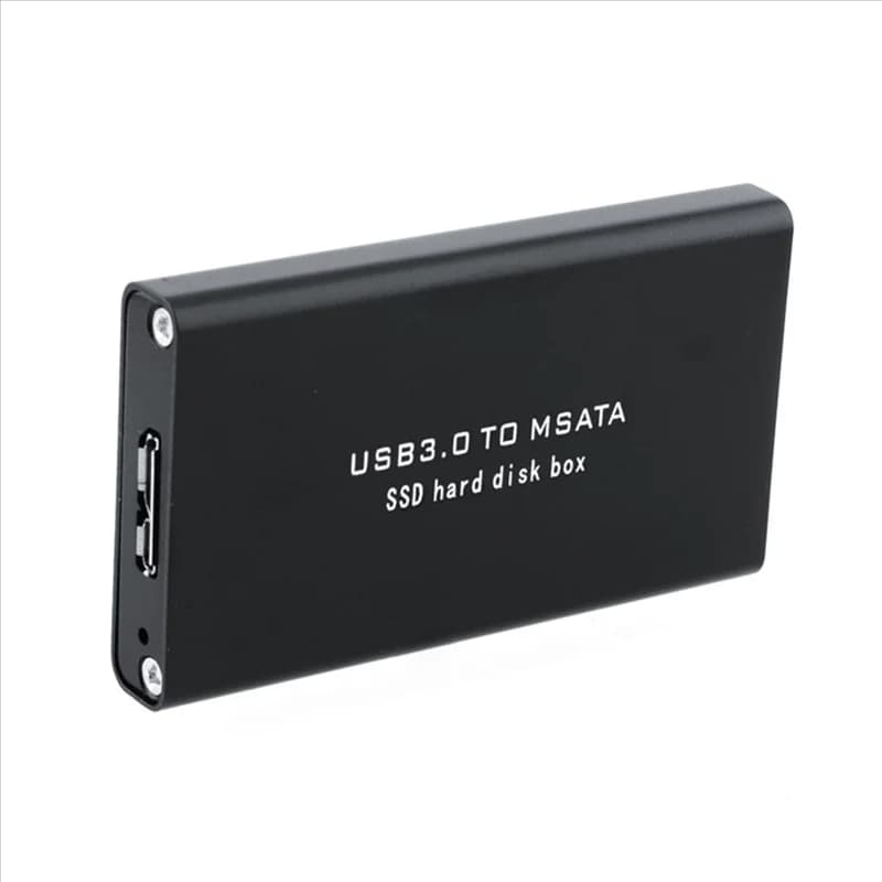 Disco rigido esterno con custodia SSD da MSATA a USB 3.0 per SSD MSATA 30X50mm 30X30mm