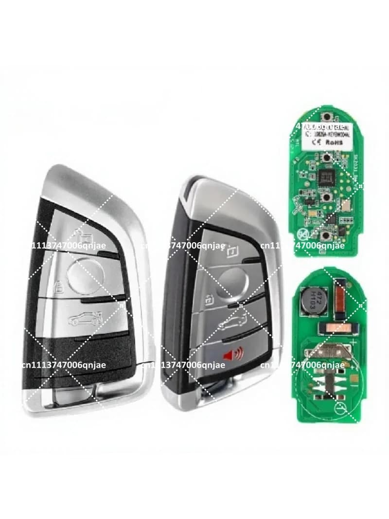 Smart Key for Vehicles, Remote Key Fob Replacement with Unlock/Lock/Trunk Functions, Compatible with Select Models
