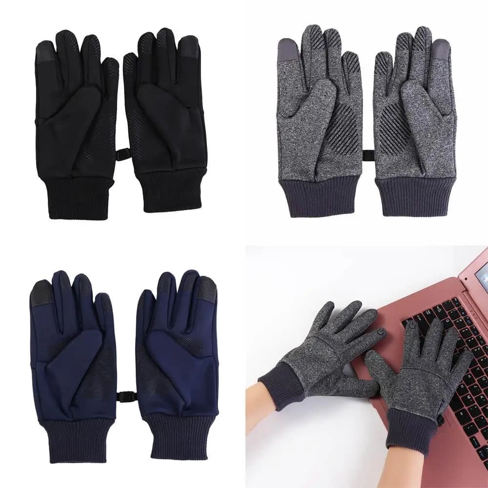 Guanti Touchscreen Autunno-Inverno, Impermeabili e Antivento per Ciclismo e Sci, Antiscivolo e Leggeri
