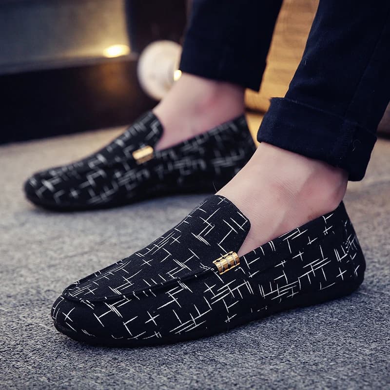Men's Moccasins Comfortable and Breathable, Shoes Casual Slip-On Soft for Driving, Reading Shoes Pigre Men 2026