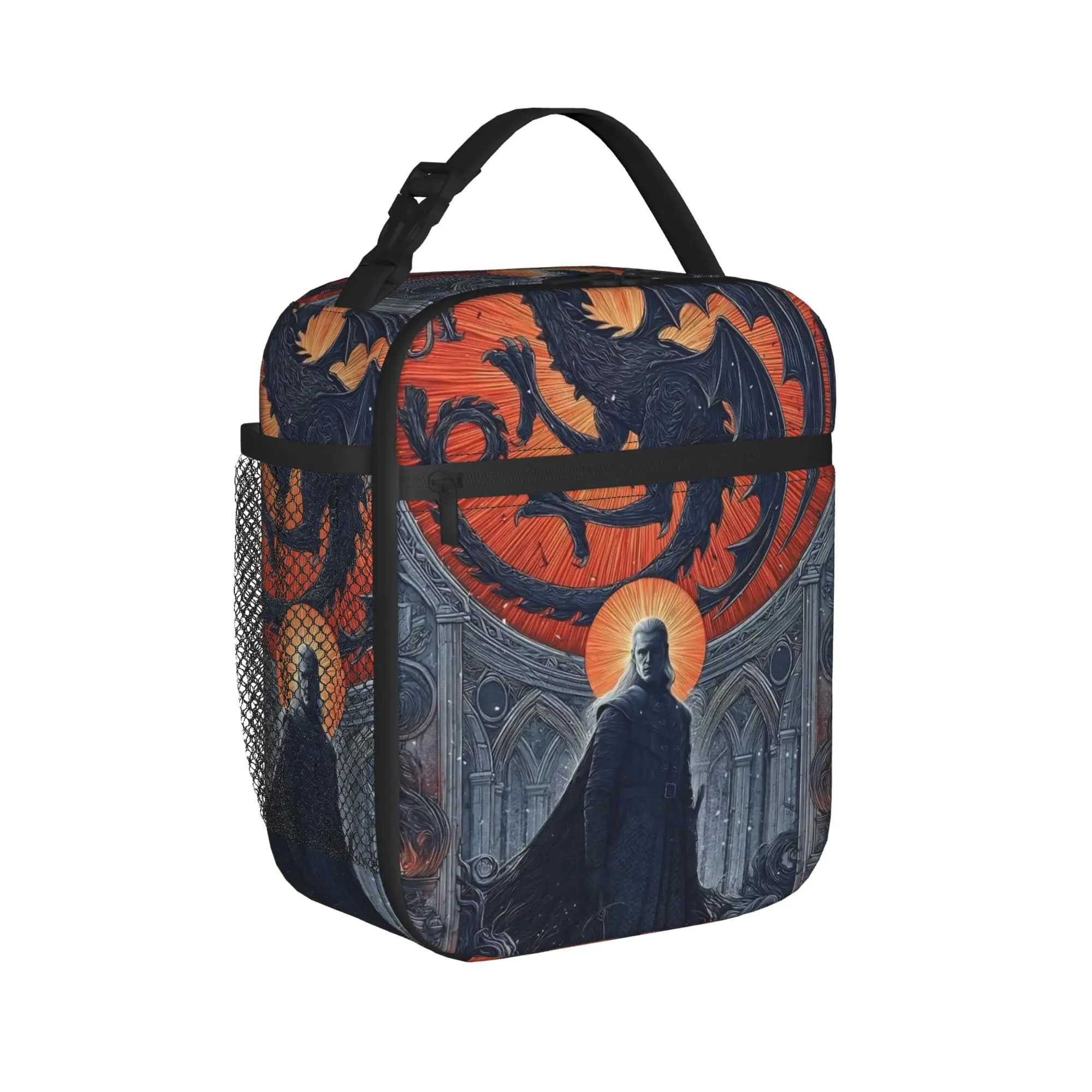 H-House of the D-Dragon Thermal Insulated Lunch Bags for Picnic Portable Food Bag Container Cooler Thermal Lunch Boxes
