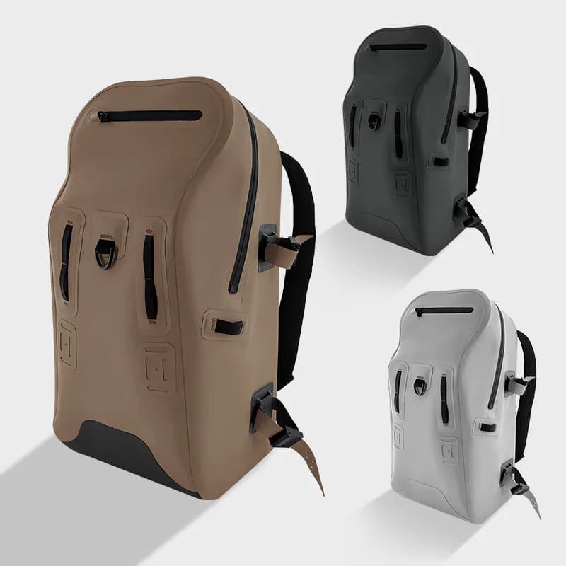 Outdoor Waterproof Lure Bag Multifunctional Double Shoulder Hiking Bag Diving Camping Cycling TPU Waterproof Backpack