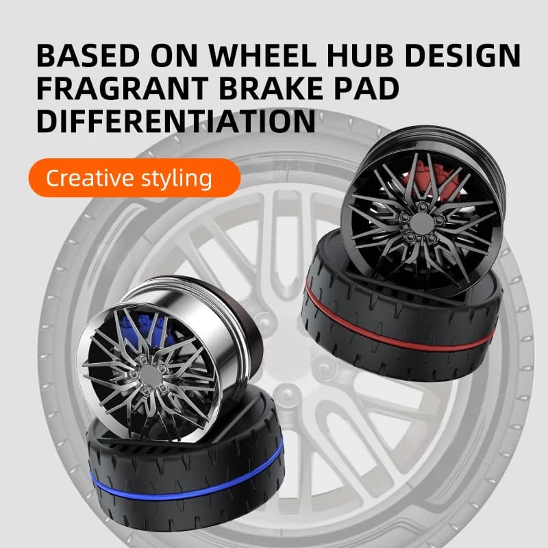 Deodorant for Solar Cars Wheel Hub Design Scent Diffuser Decoration Vehicle Wheel Deodorant for Rotating Environments Deodorant for Vehicles
