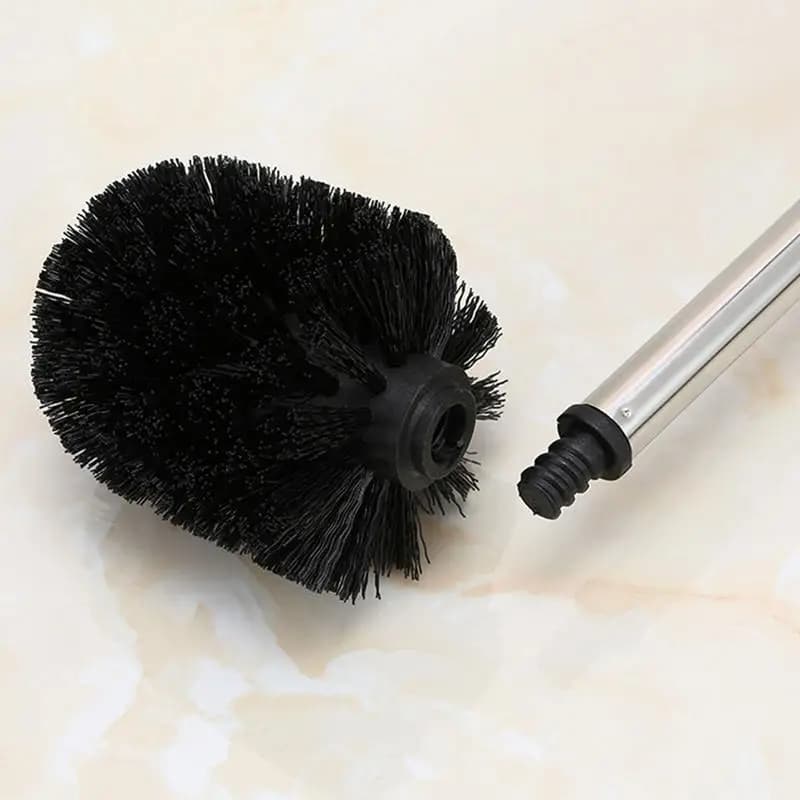 Testine di ricambio per scopino di ricambio universale per scopino per wc a forma di sfera per bagno con setole rigide durevoli