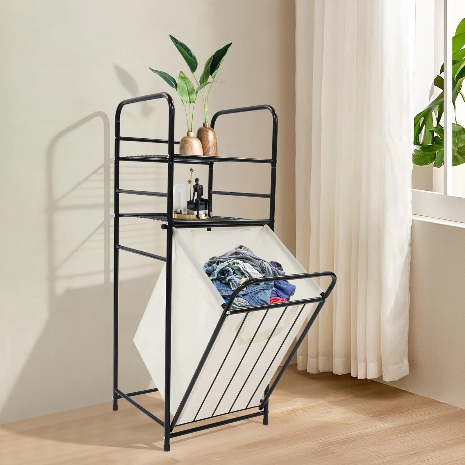 Removable Indoor Toiletry Basket for Bathrooms, Bedrooms and Balconies