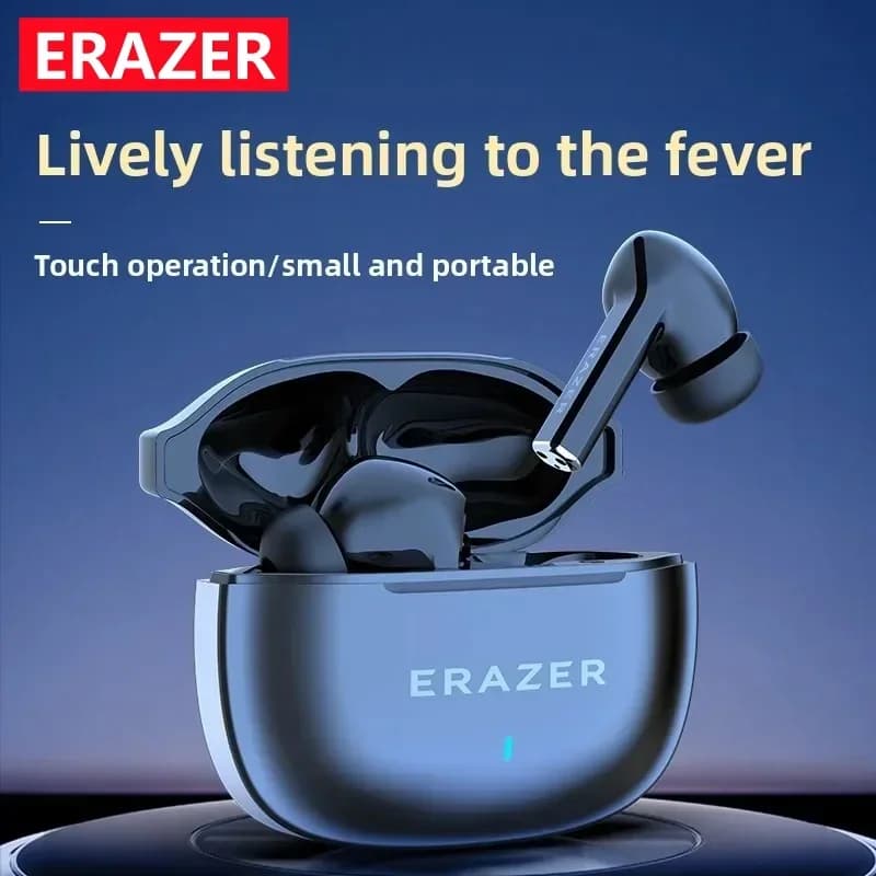 ERAZER HT82 Cuffie da gioco Bluetooth 5.4 con audio stereo surround HIFI, microfono con cancellazione del rumore, auricolare wireless Bass Boost