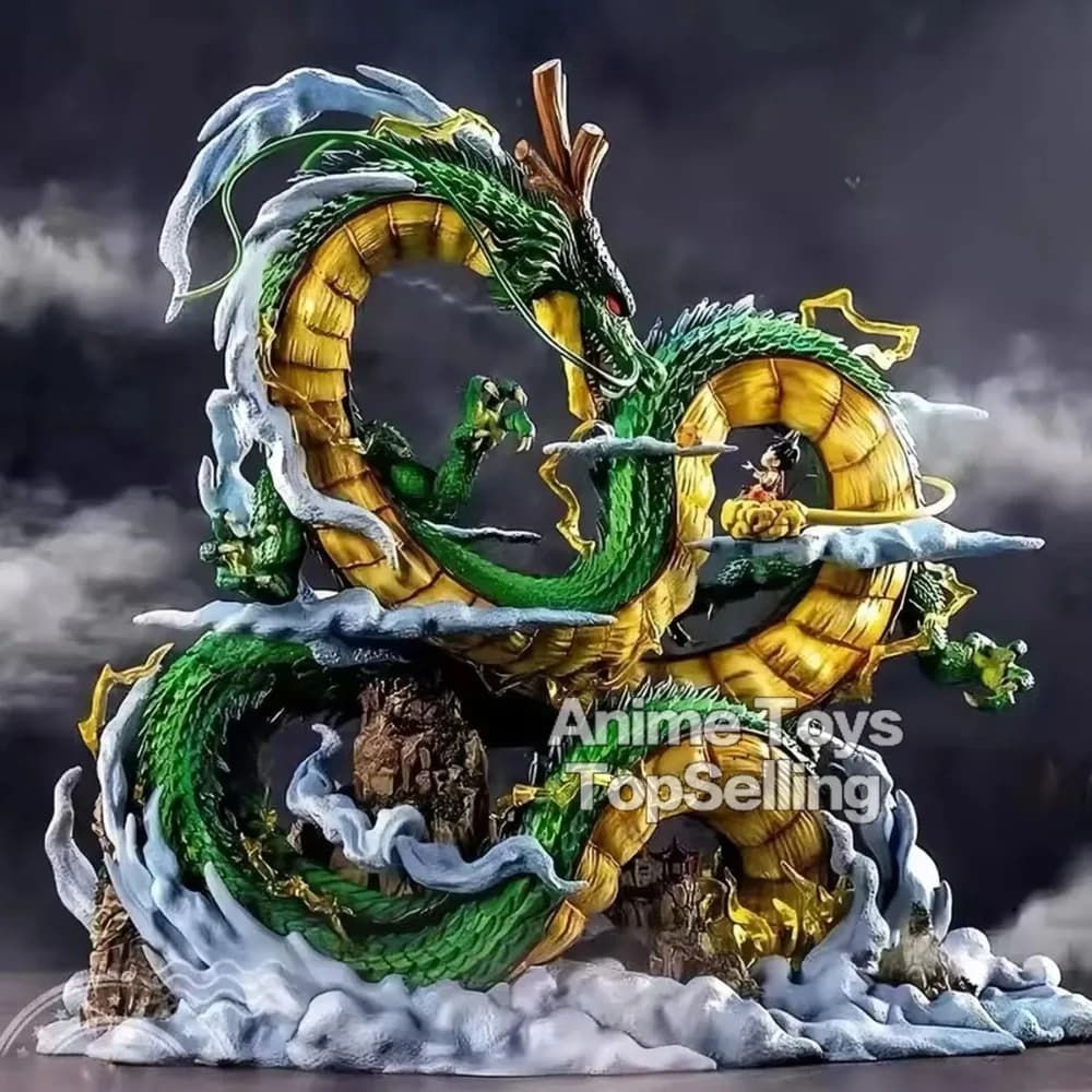 23 cm/9.05 inches Anime Dragon Ball Z Figure Shenron Goku E Shenron Action Figure Model PVC Statue Doll Collection Toy Gifts