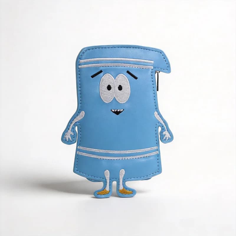Cute cartoon Towelie Large Card Holder Money Wallet Fashion Personalized Card Holder ID Window