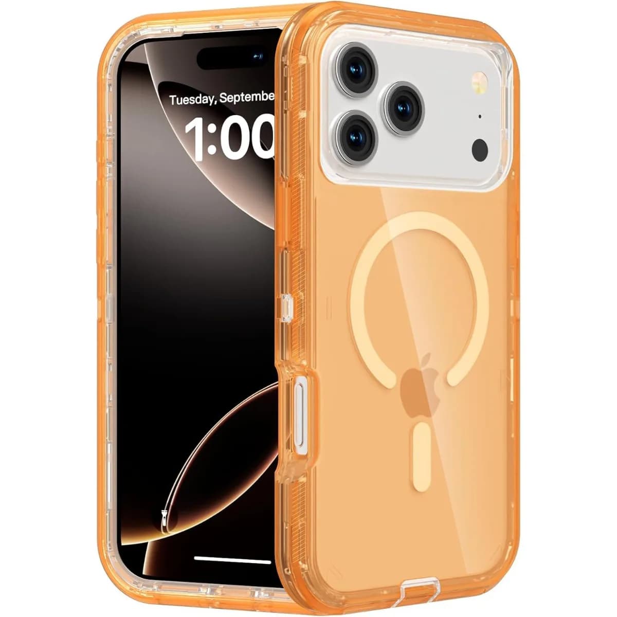 Custodia Protettiva Magnetica Trasparente Rinforzata per iPhone 17 16 15 14 Plus 13 12 11 Pro Max Air 17e 16e