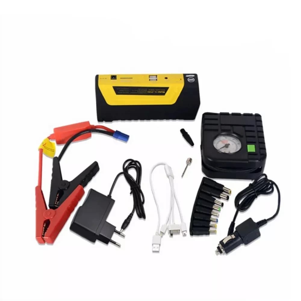 l Avviatore di emergenza portatile multifunzione e compressore di pneumatici/Avviatore di emergenza per auto/Avviatore di emergenza per auto