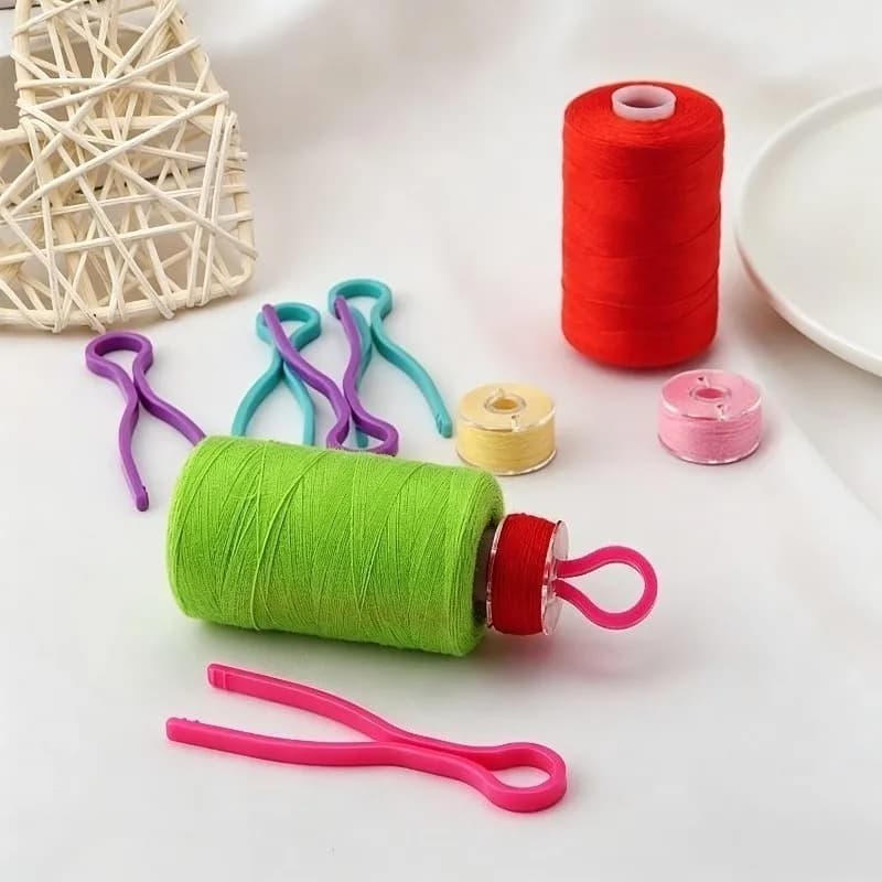 Prevents Thread Unwinding Bobbin Thread Keepers 42 pcs, perfect for Embroidery Thread Storage, Fits Standard Bobbins
