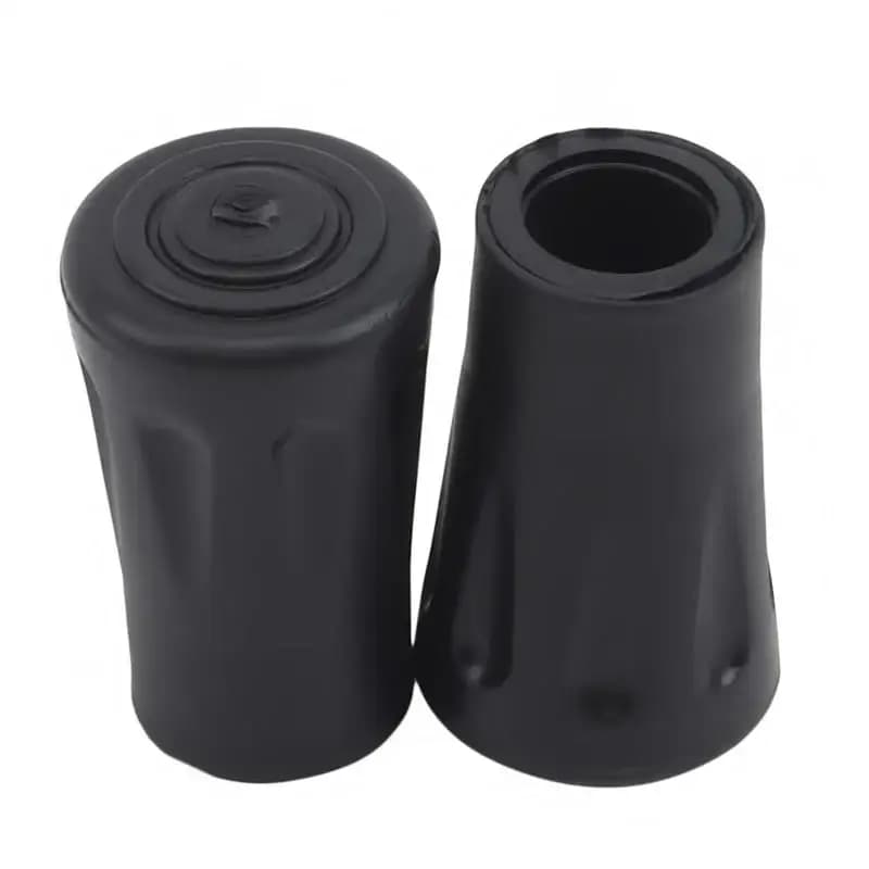 20Pcs Rubber Trekking Pole Tip Protector Cap Alpenstock Replacement Cover Outdoor Hike Camp Accessory