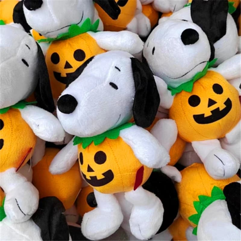 1piece 20cm Peanuts high quality Snoopy Halloween pumpkin doll Snoopy dog plush animal toys