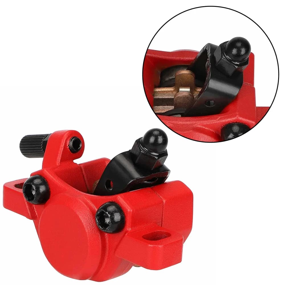 Red Double Action Disc Brake For MAXG3 No 9 Electric Scooter Aluminum Alloy High Performance Braking System Replacement Part Acc