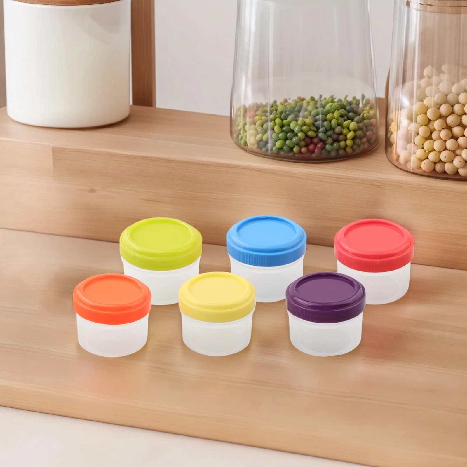 Contenitori per alimenti Contenitori per la preparazione dei pasti per picnic per il pranzo al lavoro Facili da trasportare Coperchi robusti e resistenti
