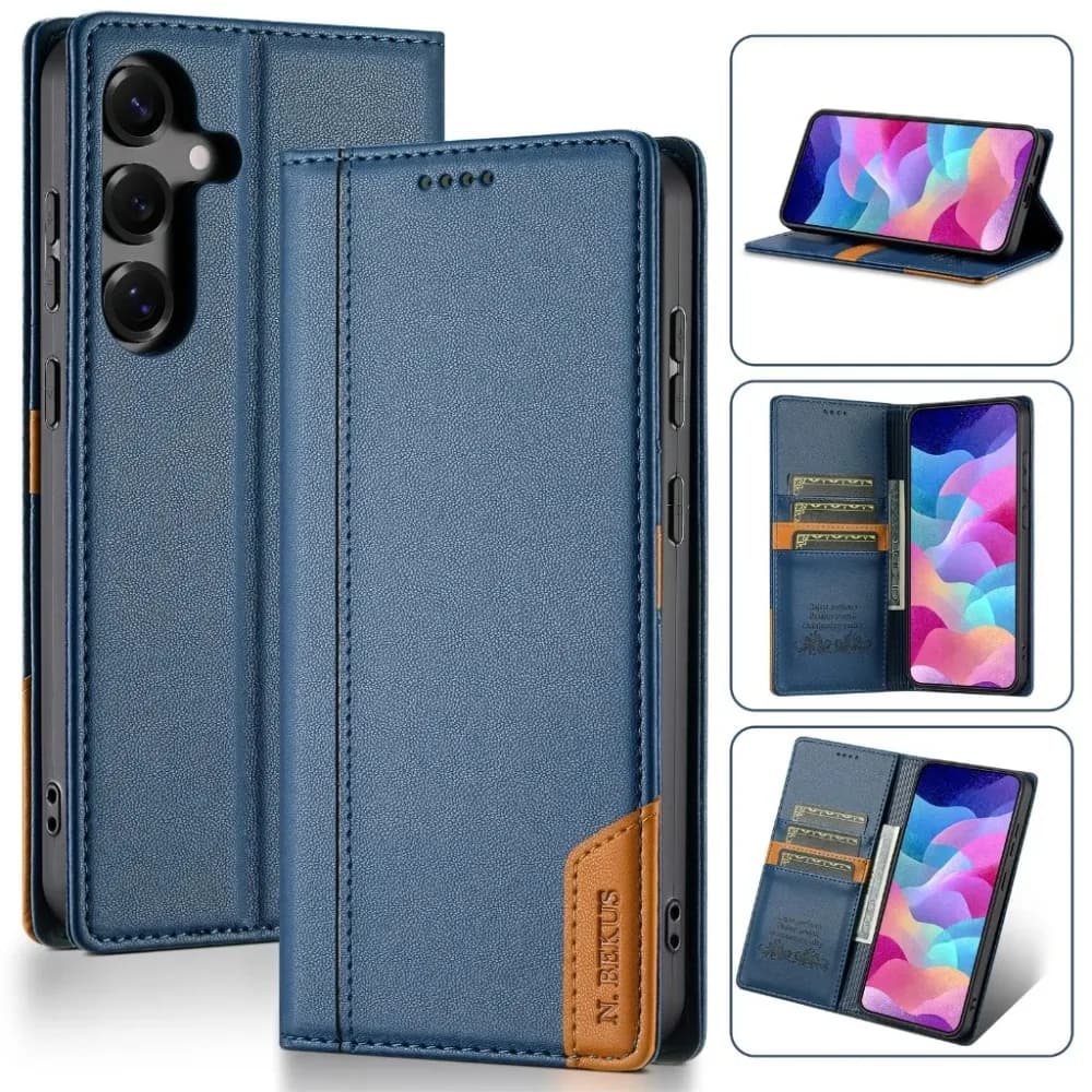Wallet with RFID Blocking Card Holder Flip Phone Case For Samsung Galaxy S26 Ultra S25 Edge S24 S23 S21 S20 FE S22+ Plus Note20
