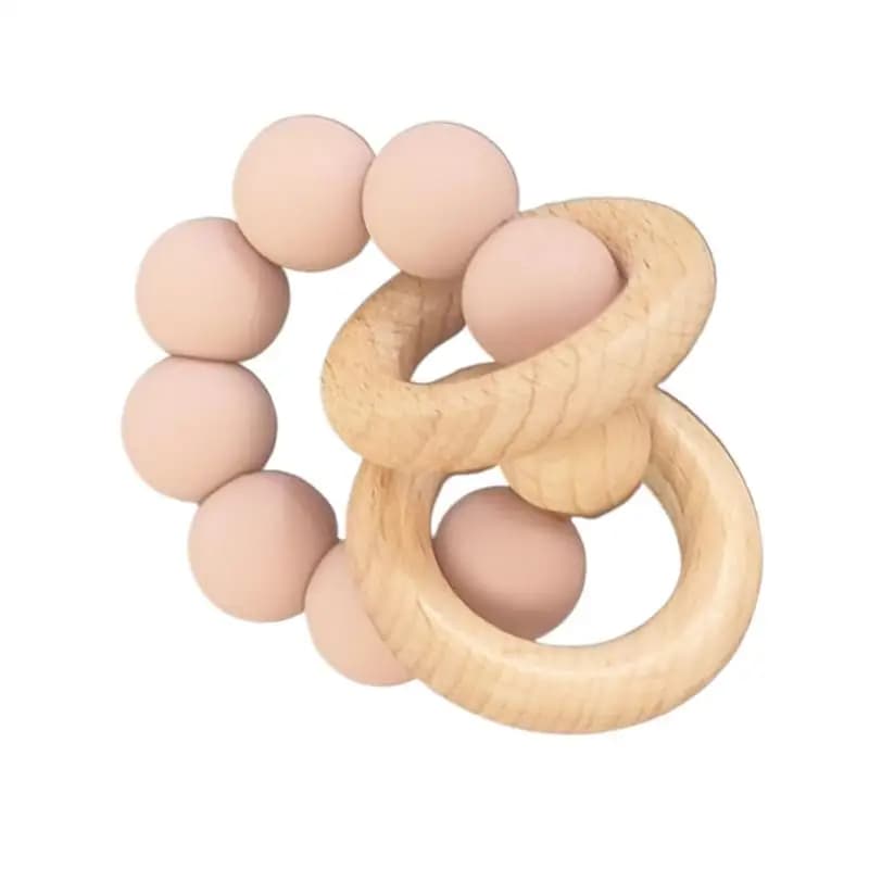 Giocattoli per la dentizione Bracciale Massaggiagengive in silicone Anello da polso Massaggiagengive Giocattoli Anti-caduta Giocattolo per la dentizione Bracciale lenitivo Massaggiagengive per bambini