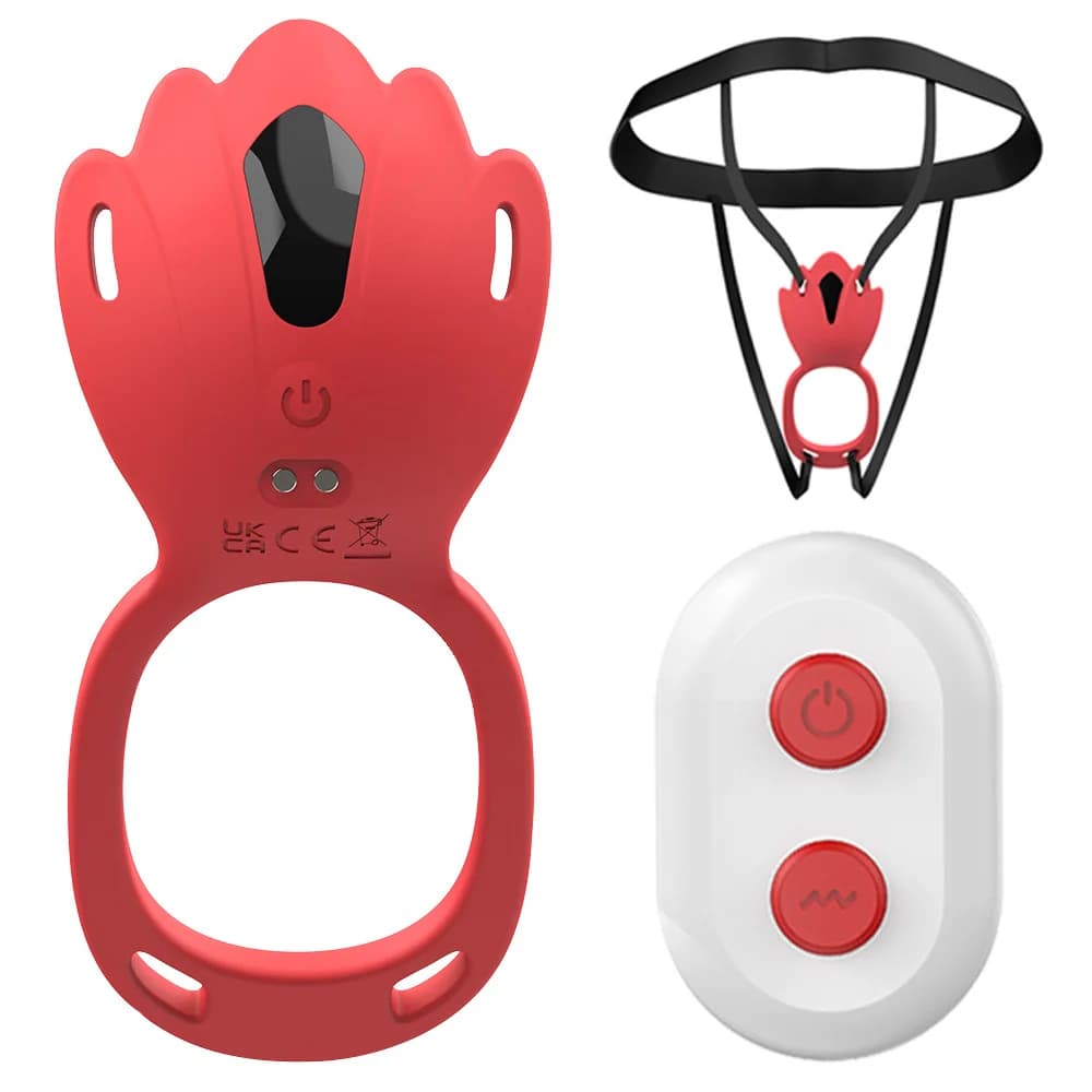 Vibratore Indossabile Wireless Controllato da App, Stimolatore Clitorideo per Donne, Giocattoli Sessuali per Coppie, Anello per Pene per Uomini, Giochi Sessuali Femminili