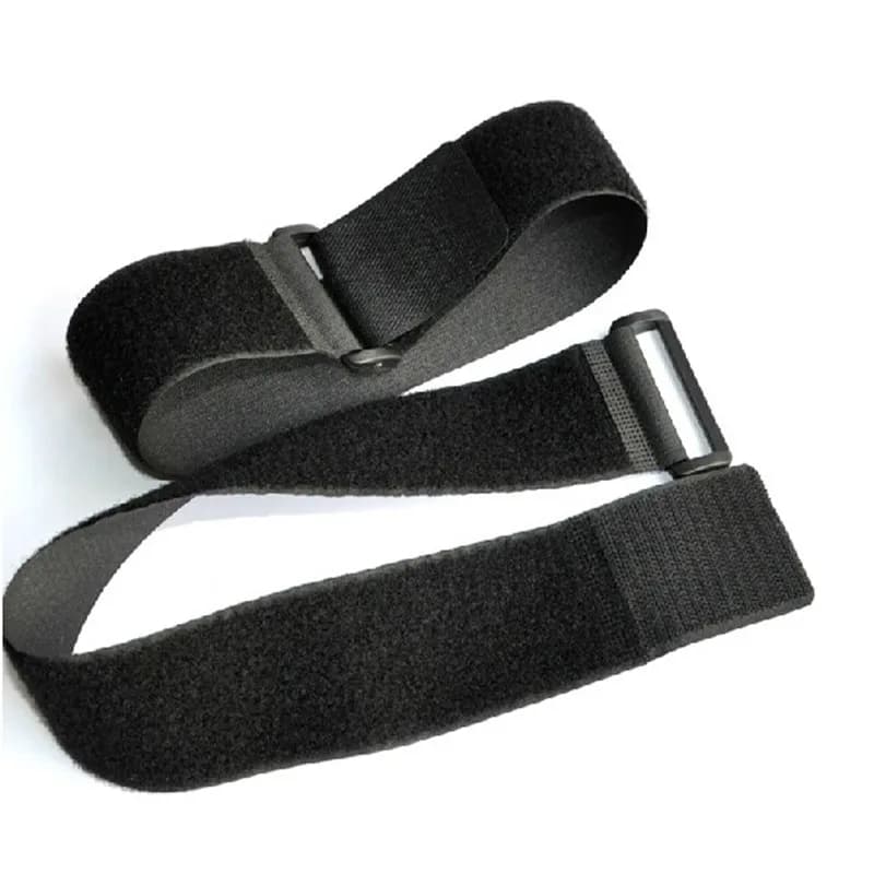 10 pz 3*80 cm Gancio Anello Fascetta Regolabile di Fissaggio Adesivo Cinch Strap con Fibbia Multiuso Riutilizzabile Cavo Organizzatore