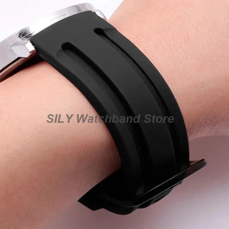 Cinturino Sportivo Impermeabile in Silicone Morbido da 20mm 22mm 24mm per Uomo e Donna, Bracciale Universale da 18mm 26mm 28mm 30mm
