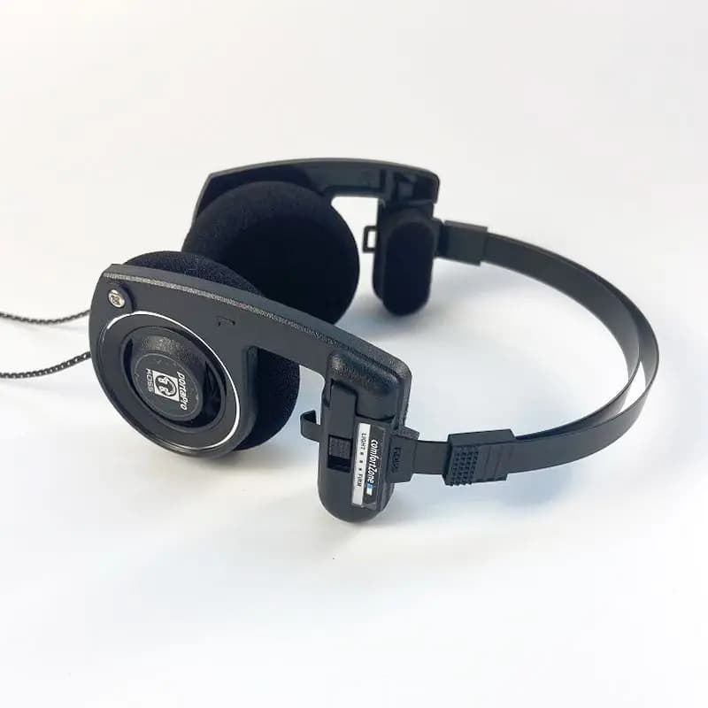 Koss PP Style Cuffie Bluetooth Wireless Over Ear Cuffie portatili pieghevoli per bassi profondi per sport Corsa Palestra Viaggi Nero