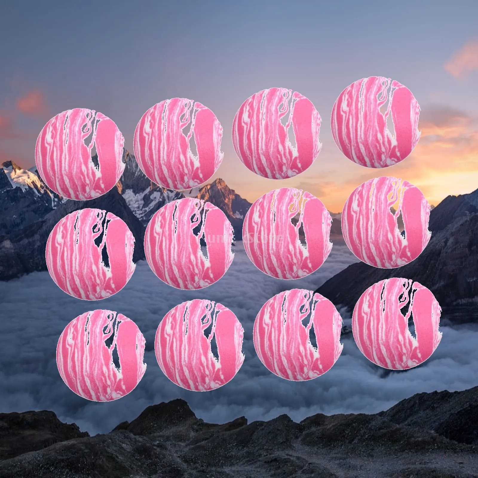 12 Pieces Foam Golf Practice Balls Exercise Ball Children's Toy for Indoor Outdoor