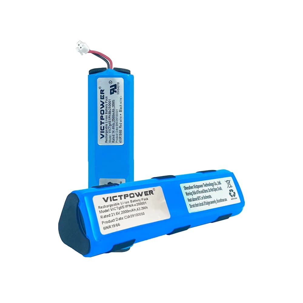 Batteria agli ioni di litio VICTPOWER 7.2V 14.4V 21.6V 2500mAh con scarica 3C per pistola massaggiante, pistola giocattolo, Gel Blaster - Pacco batteria ricaricabile