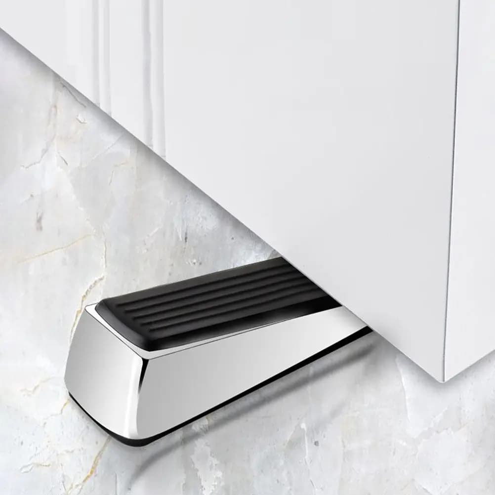 2 Pezzi Fermaporta in Lega di Zinco, Cuneo Anticollisione Pesante, Strumento di Sicurezza per Uso Domestico, Forniture per la Casa