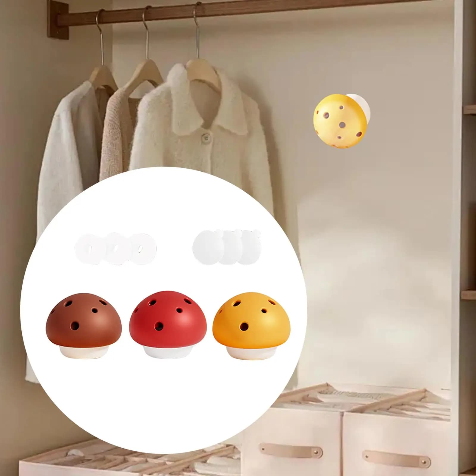 3 pcs deodorant balls gym bags small creative drawers multifunctional compact deodorant car deodorant deodorant for deodorant environments