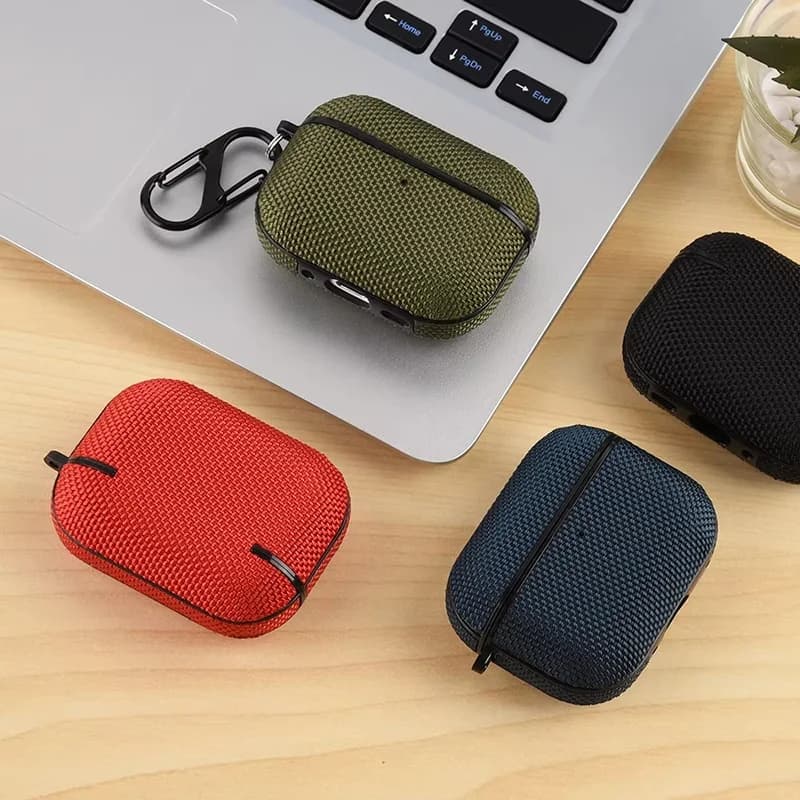 Per Apple Airpods Pro 1a 2a generazione Auricolare Bluetooth senza fili Custodia protettiva Coperture in tessuto di nylon per Apple Air Pods 3