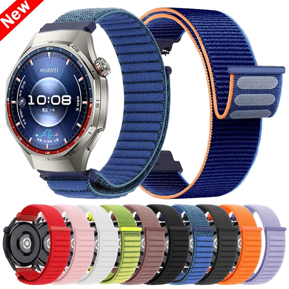 20 22mm cinturino in nylon velcro per HUAWEI WATCH GT 6 5 Pro cinturino per HUAWEI WATCH5 4/4pro GT6 5 4 3 46mm accessori per cinturini sportivi