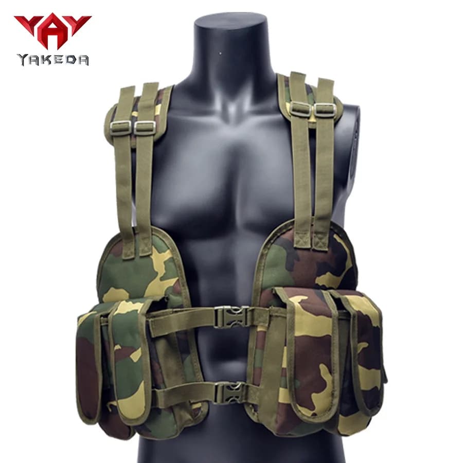 YAKEDA Gilet da allenamento con sigillo multifunzionale Gilet da allenamento per protezione esterna Gilet mimetico