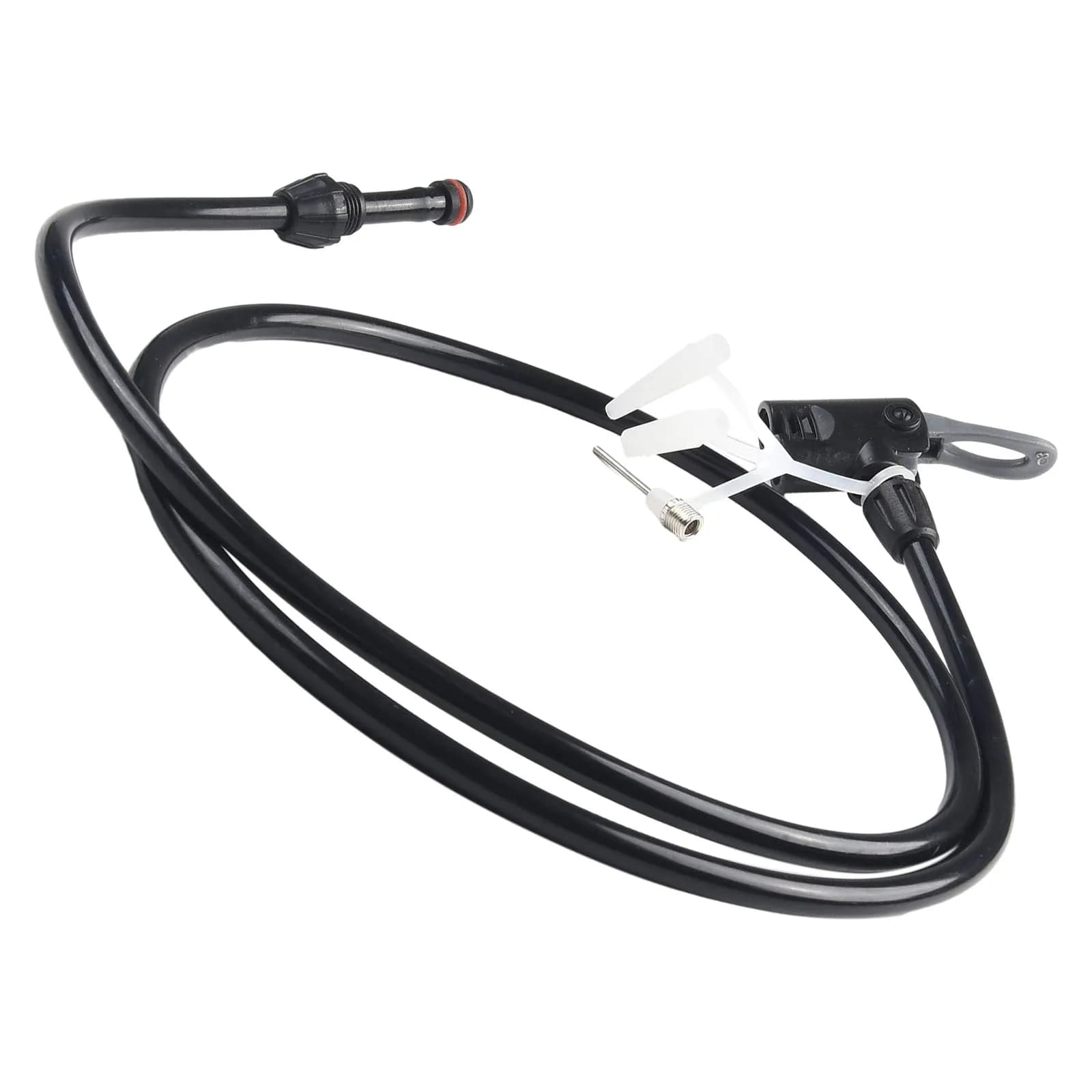 Tubo flessibile per bicicletta Connettore pompa d'aria Pompa d'aria per bici Ugelli di gonfiaggio pneumatici Accessori Connettore per pompa d'aria per tubo flessibile per bicicletta Pompa d'aria per bici Ti