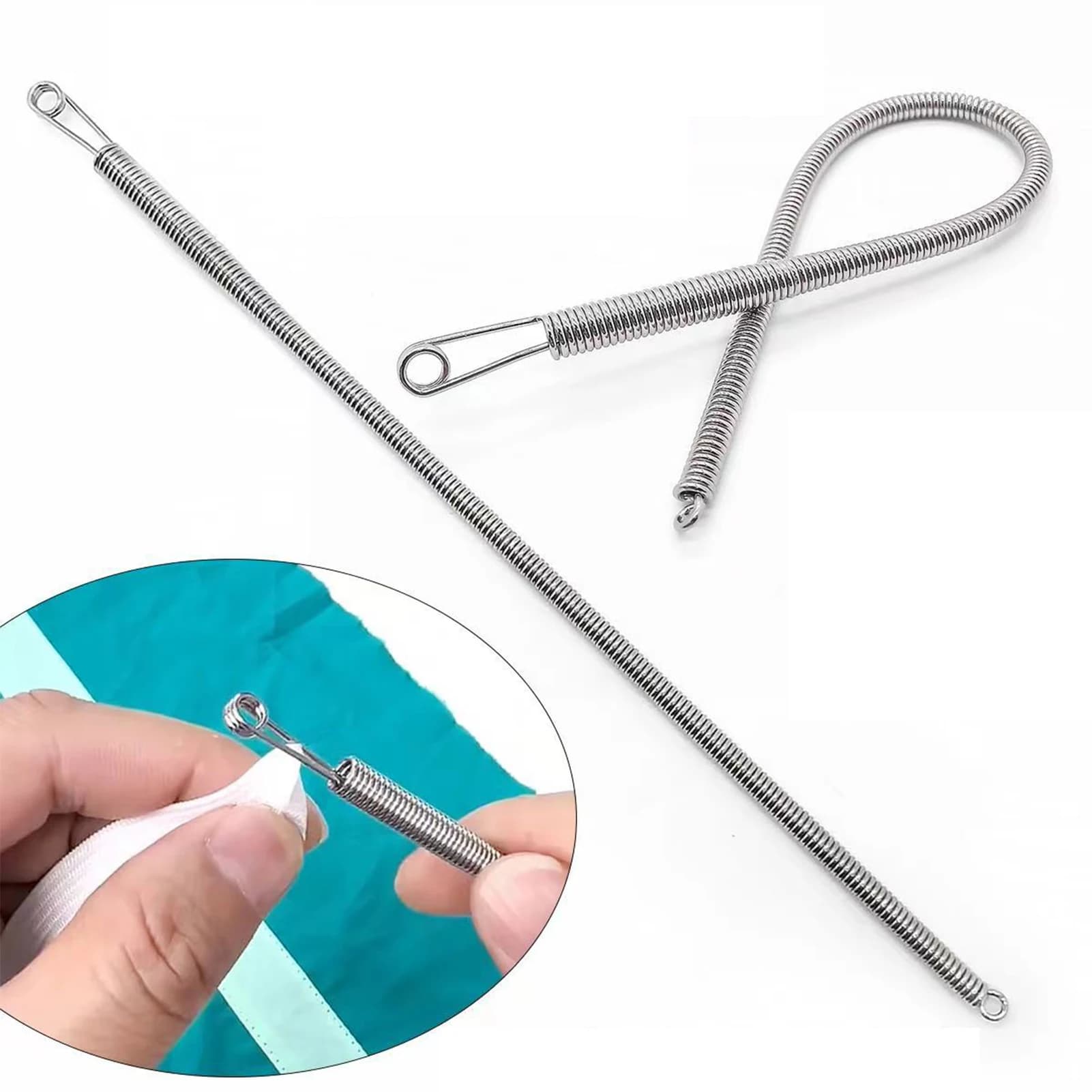 Sostituzione dei cordoncini per infilatrici facili da infilare per corde metalliche da 23,5 cm, perfetta per vari oggetti artigianali