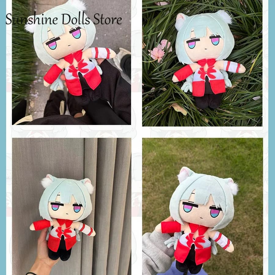 Anime Wuthering Waves Phrolova Cartoon Cotton Doll With Clothes Cosplay 20cm Lovely Plush Stuffed Dolls Plushie Toys Xmas Gift