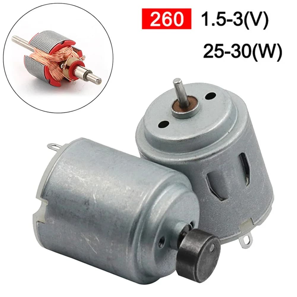 260 Motor 260 Motor DC 3-12V Electric Toothbrush Motor Fan Machines FAI FROM TE Toys Electric Motor Parts Electric Tools