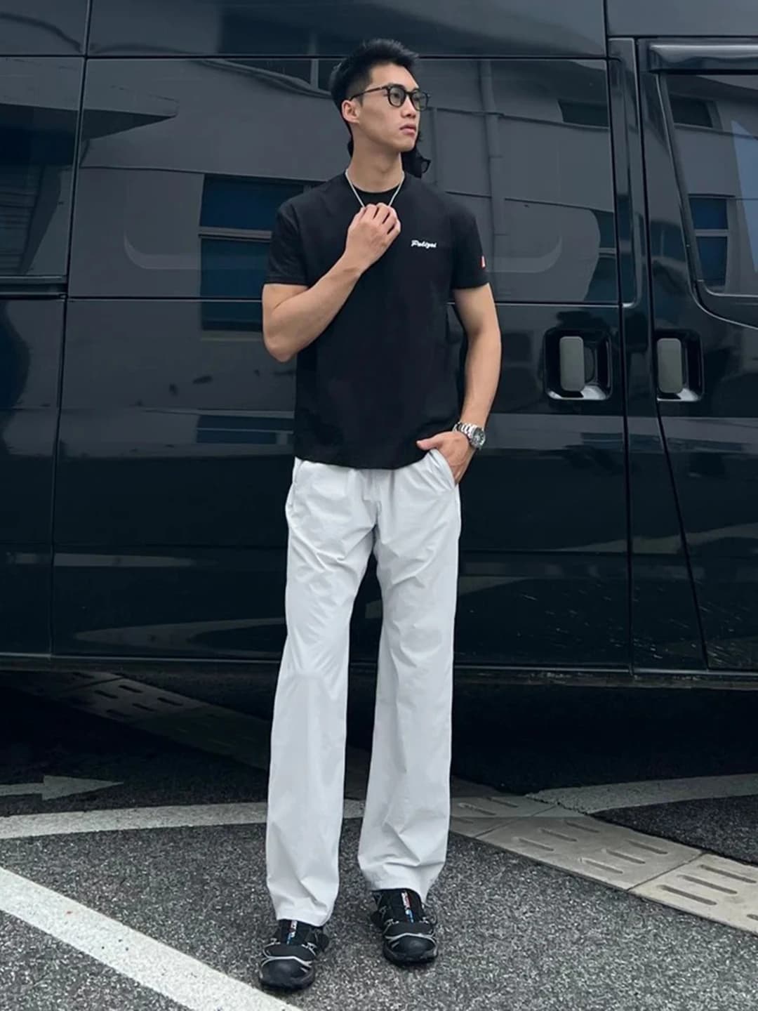 Pantaloni Estivi da Uomo in Seta Ghiacciata ad Asciugatura Rapida, Leggings Sottili Casual da Esterno, Gamba Dritta, Chiusura con Cerniera, Vita Bassa, Lunghi per Escursionismo