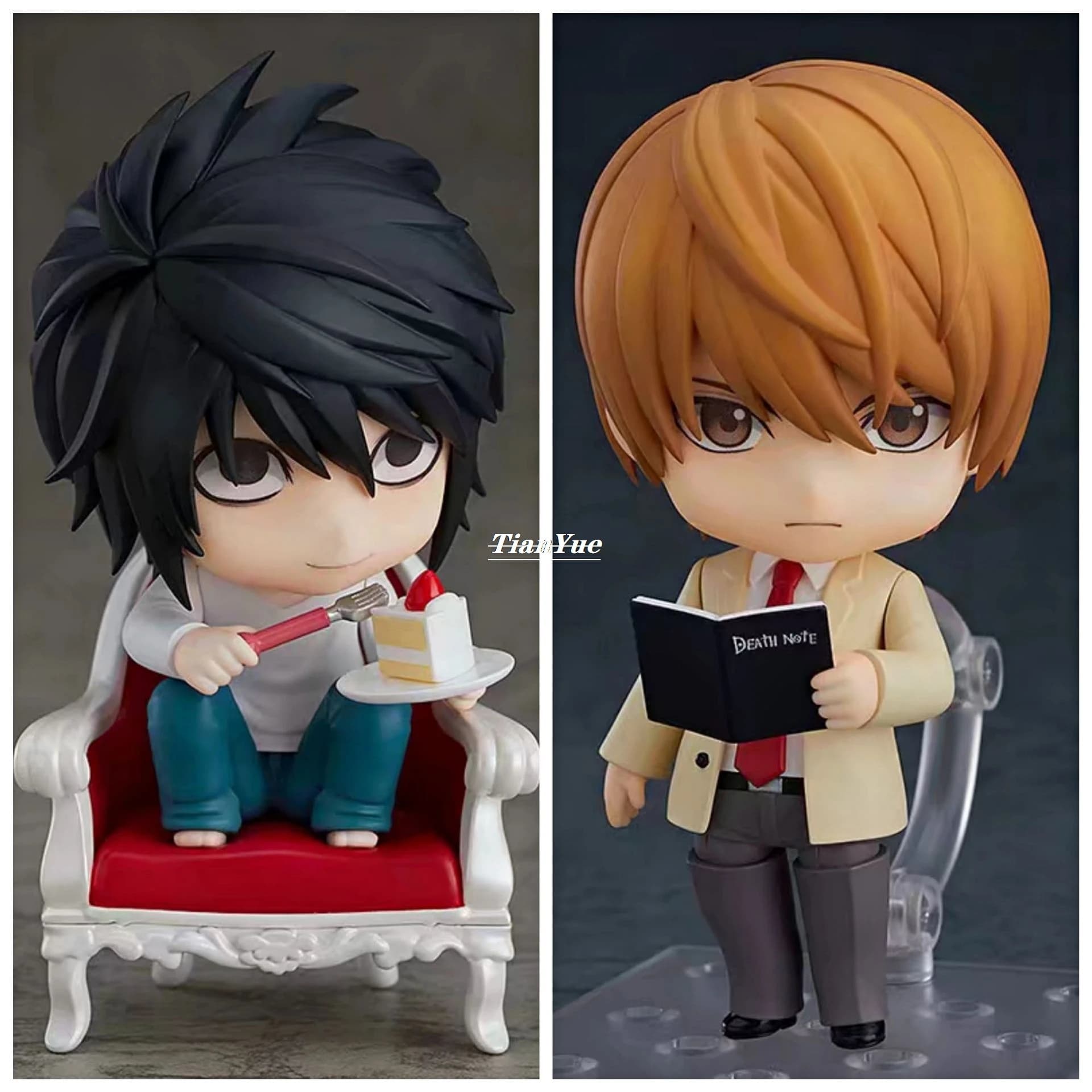 Anime Death Note L 2.0 Action PVC Figure 1200 Yagami Light 1160 Figura articolata giocattolo Decorazione bambola 10 cm