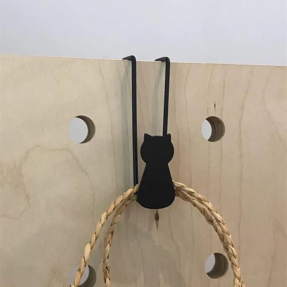 Gancio a ventosa per porta, organizer senza chiodi, appendiabiti stabile e resistente, gancio in metallo compatto salvaspazio per armadietto