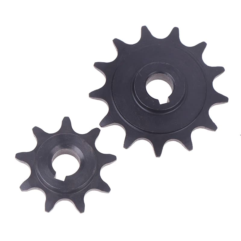 Pignone a 9/13 denti per motore di bicicletta elettrica tipo 410, in acciaio al carbonio, per ricambi bici