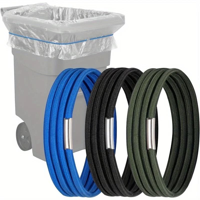 1PC Durable Elastic Rubber Bands With Strong Elasticity Suitable For Trash Cans, Securing Trash Bags, Household Supply