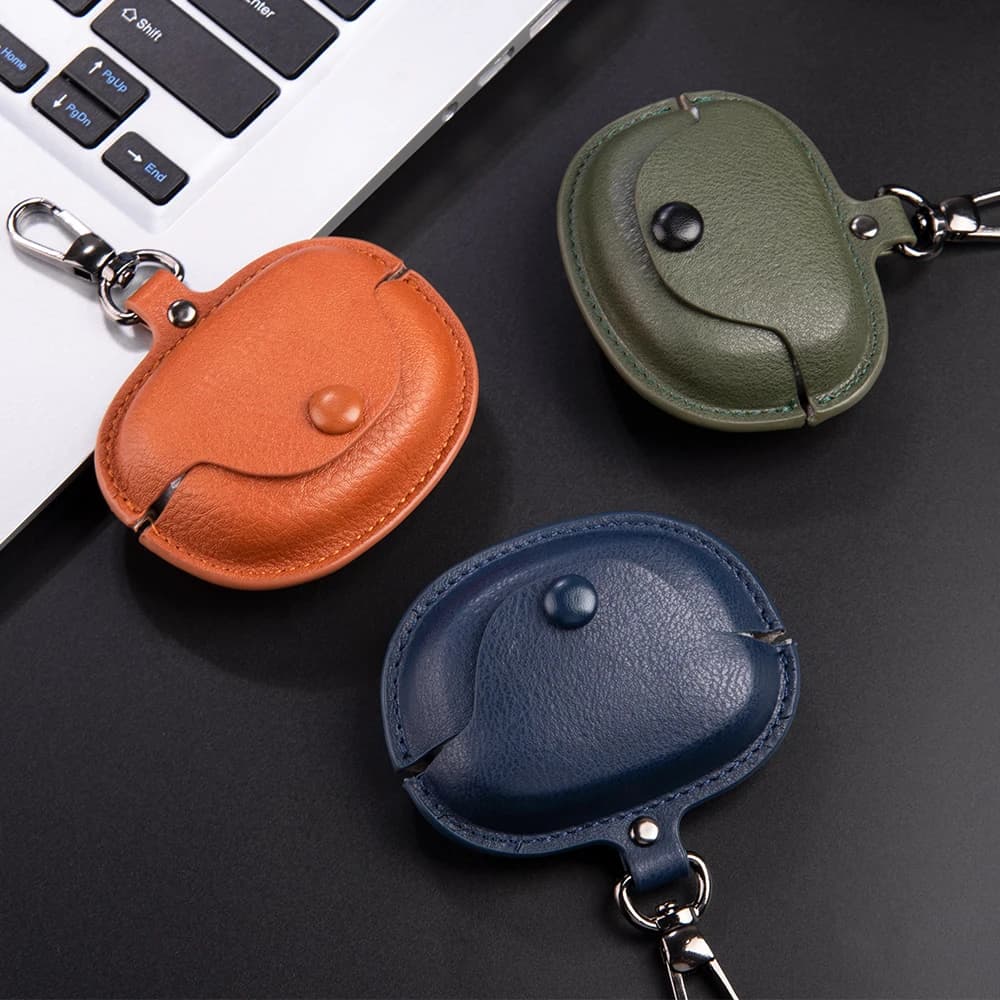 New PU Leather Protective Case for Bose Ultra Open Earphones Wireless Shot Cover with Shell Coque Fundas Keychain