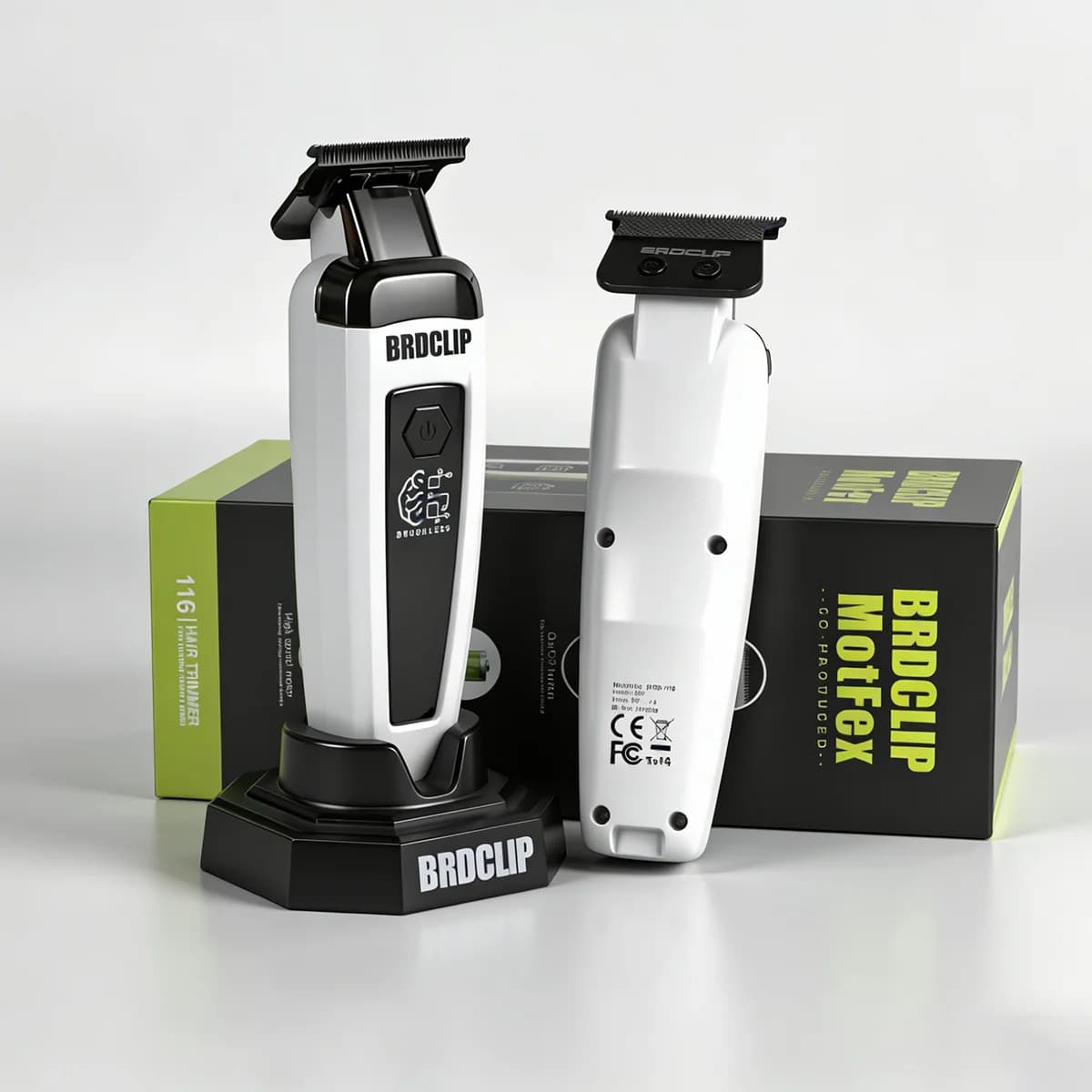 2026 NUOVO BRDCLIP Regolacapelli Professionale con Motore Brushless 7500rpm, Macchina per Taglio Barba e Capelli da Barbiere, Base di Ricarica e Strumenti