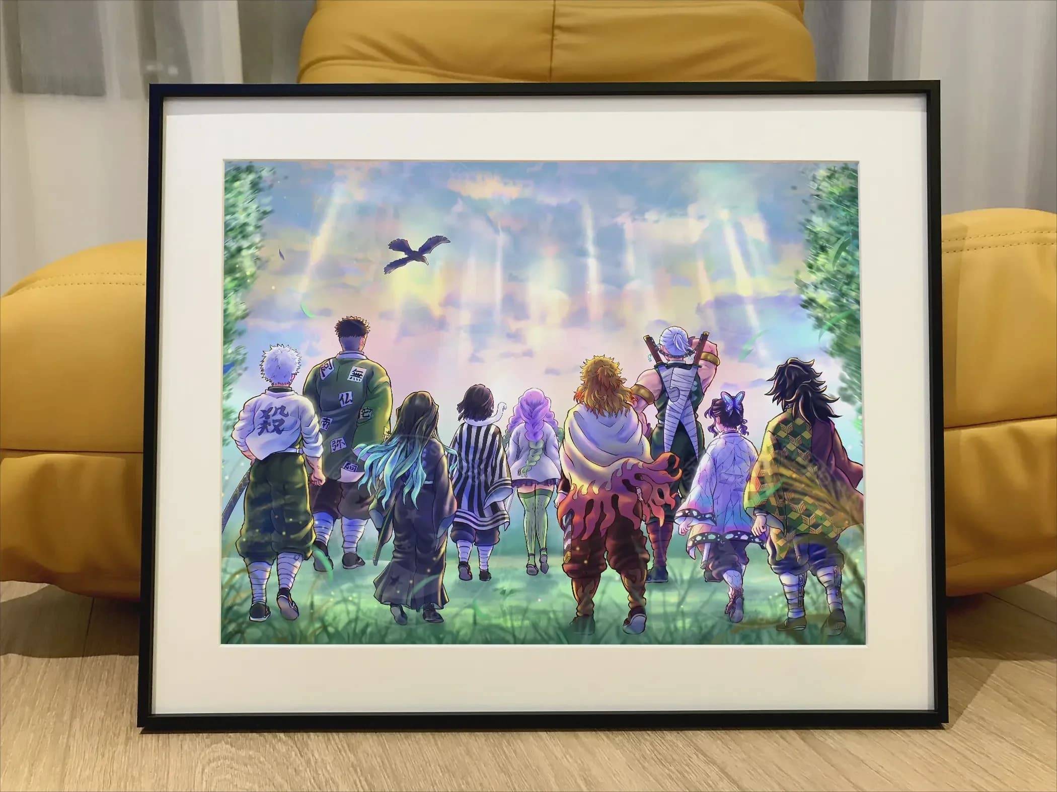 Diamond Painting Japanese Anime Demon Slayer: Kimetsu No Yaiba Diamond Mosaic Handmade Art Exquisite Creative Gift Home Decor