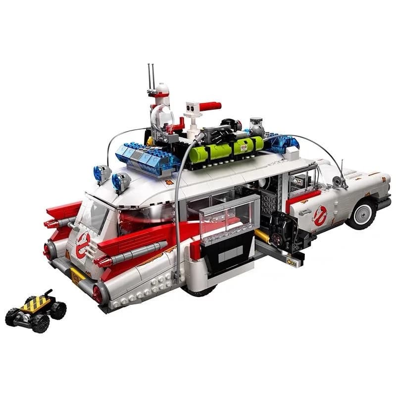 Nuovo 2026 MOC 10274 Ghostbusters Ecto1 Modellino Auto in Blocchi da Costruzione, Regalo di Halloween e Natale per Adulti e Bambini
