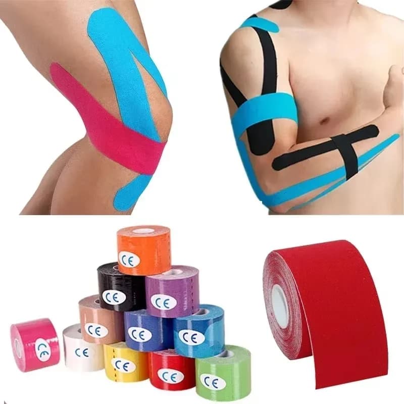 1/2/4pcs Nastro Self-Bloccante Tipi di Benda Autoadesiva Elastico Croce Caviglia Autoadesiva Sport Muscolo Kinesiologia Bende
