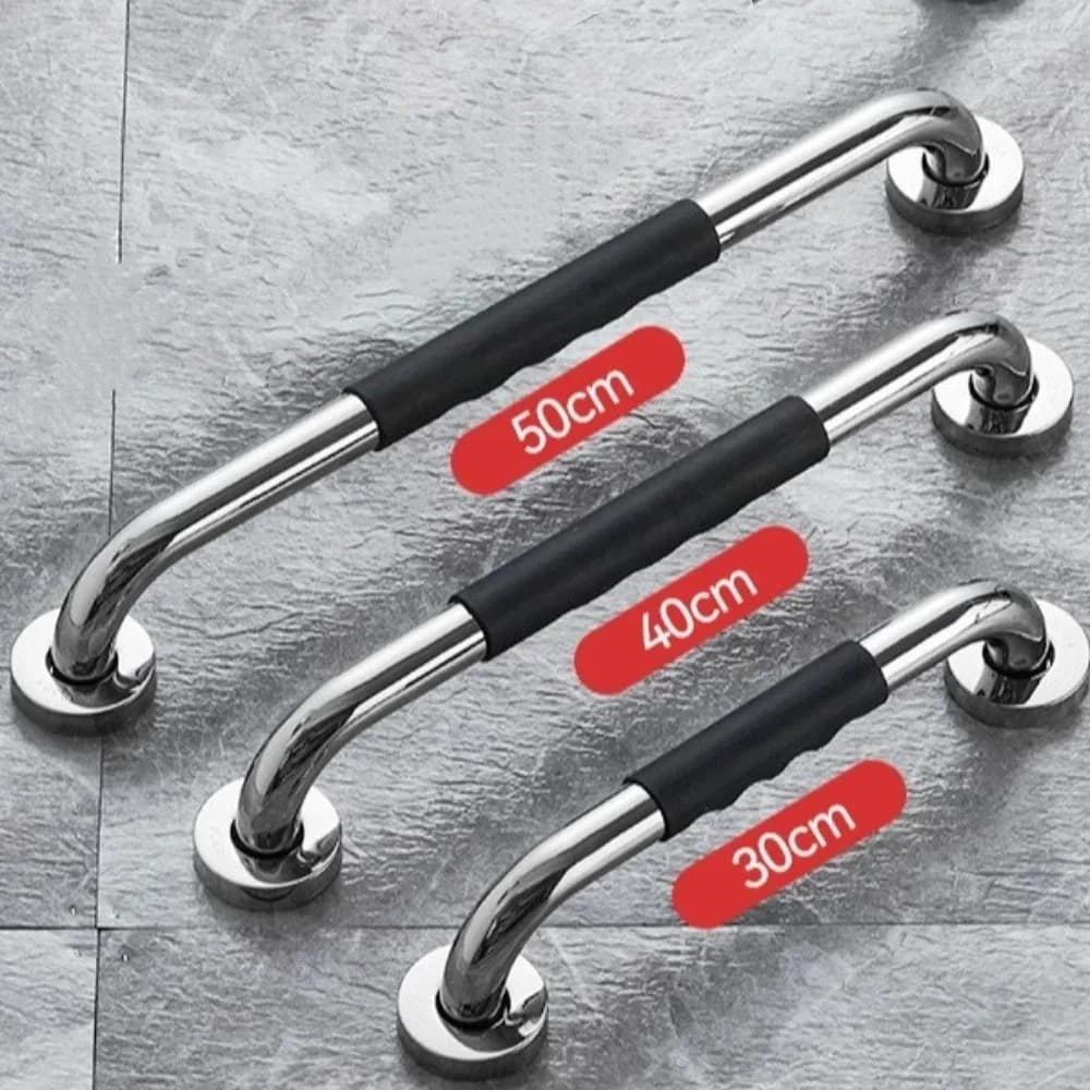 Maniglia per doccia in acciaio inossidabile antiscivolo Previene le cadute Corrimano per WC Corrimano in silicone Supporto per equilibrio Portasciugamani